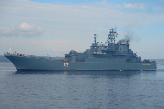 Ukraine Attacks Russian Navy Ship with Kamikaze USV