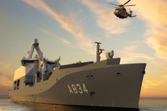 DAMEN Builds Virtual Reality Model of Dutch Warship Under Construction