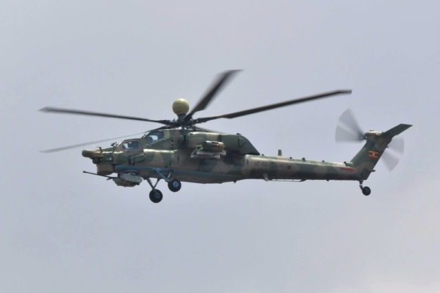 New Russian-Made Mi-28 Attack Helicopter Crashes in Western Uganda
