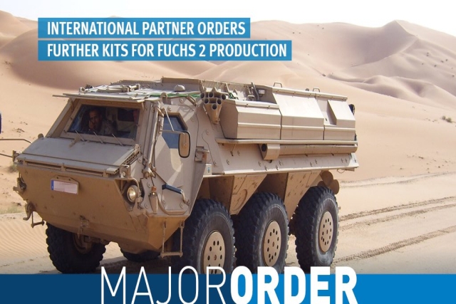 Rheinmetall Secures Order for Fuchs 2 Armored Vehicles
