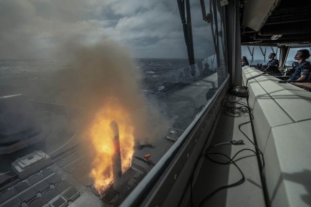 Dutch Navy Frigate Fires Tomahawk Missile for First Time