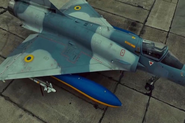 Ukrainian Mirage 2000 Fighters Deployed with French MICA Missiles