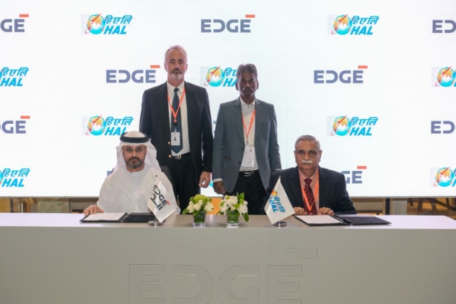 HAL, EDGE Sign MOU on Drones at IDEX 2023