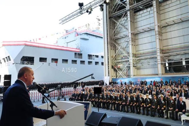 Turkey Commissions Second Largest Vessel, Unmanned Surface Vessel
