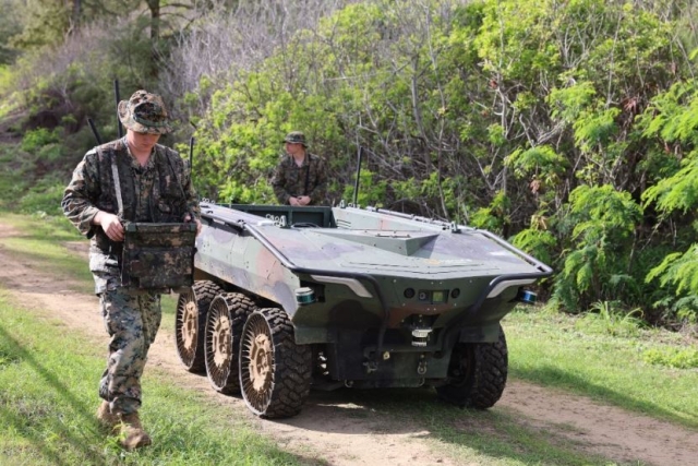 U.S. Marine Corps, Army Assess S.Korean AI-Integrated Unmanned Ground Vehicle