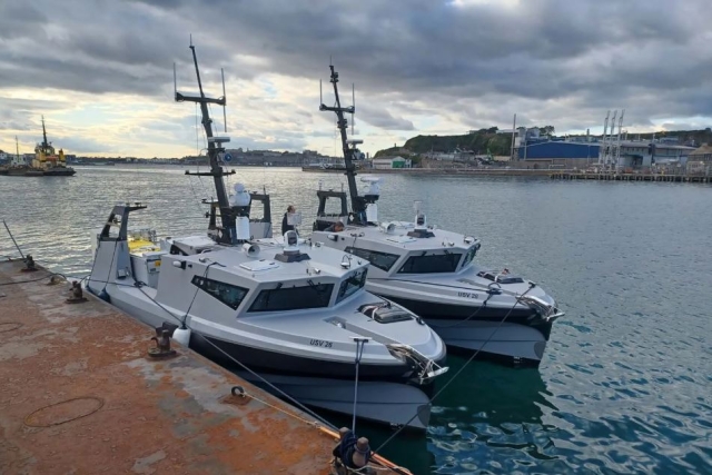 U.K. Royal Navy Receives First Autonomous Mine-Hunting Vessel 