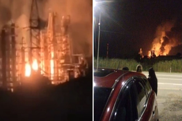 Ukrainian Drones Hit Russian Oil Refineries in Samara, Krasnodar