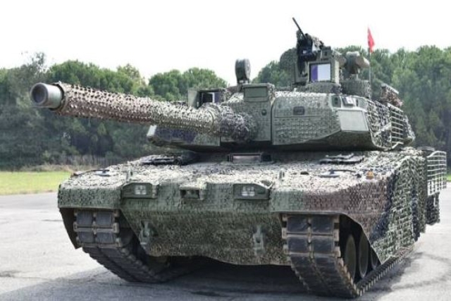 Modernized Altay Tank with Indigenous Systems Delivered to Turkish Army for Tests