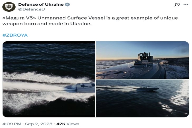 Ukraine Offers Joint-Production of Drone Boats to the Philippines