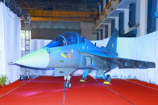 Indian Air Force Receives First LCA Tejas Twin-Seater Trainer Aircraft
