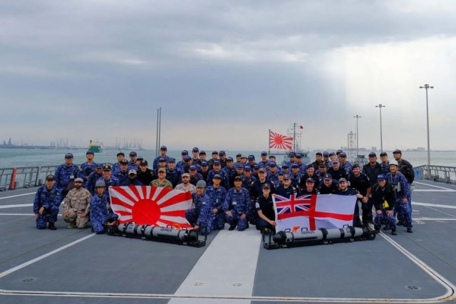 In a First, U.K. Royal Navy Launches Uncrewed Submersible from Japanese Warship 