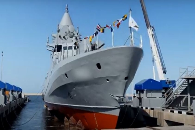 Emirati Shipbuilder ADSB Launches First Falaj 3 Offshore Patrol Vessel