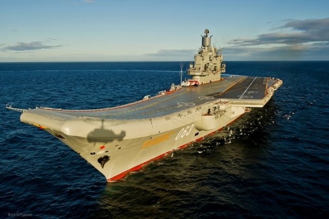 Fire Extinguished onboard Russian Aircraft Carrier Admiral Kuznetsov