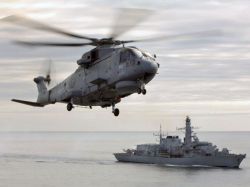 Royal Navy Receives First Upgraded AW101 Merlin Helicopter