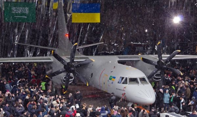 Ukrainian-Saudi AN-132D Transport Aircraft Rolled Out