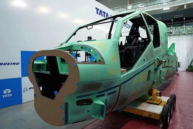Tata Boeing Aerospace Manufacture 250 Fuselages of AH-64 Apache Helicopters