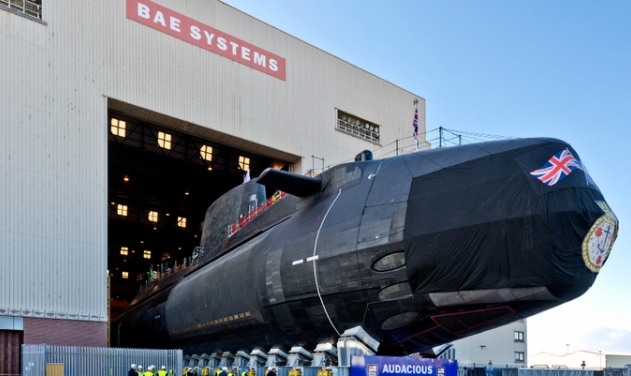 BAE Systems Launches Fourth Astute-class Attack Submarine