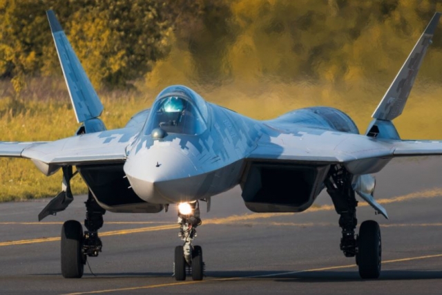 Two-seat Variant of Su-57 to be Built to Control Okhotnik Drones: Report