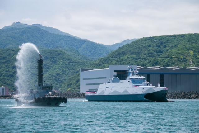 Taiwan Navy Receives Tuo Chiang-class Stealth Corvette