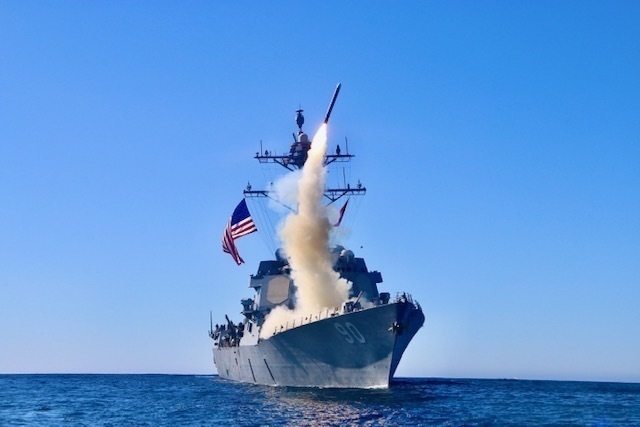 Tomahawk Block V Missile Test-fired from US Navy Destroyer