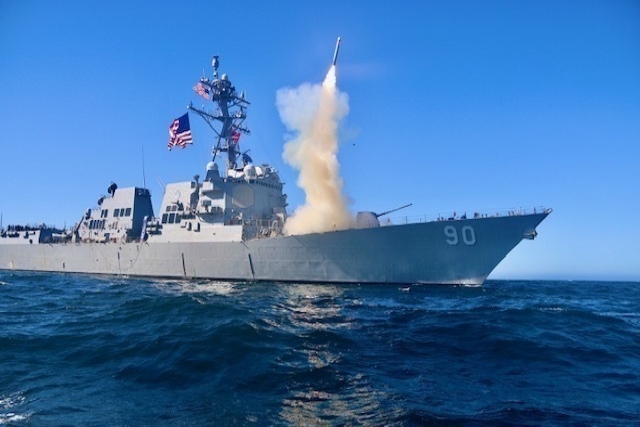 Tomahawk Block V Missile Test-fired from US Navy Destroyer