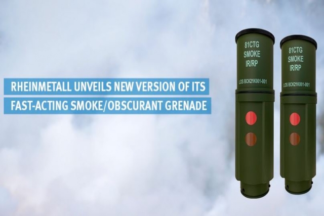 Rheinmetall Unveils New Version of Maske Smoke Grenade