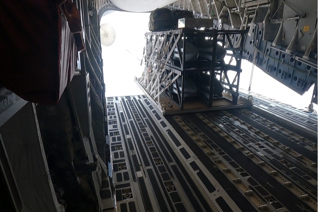 Rapid Dragon Airdrops Palletized JASSM-ER from C-17, EC-130 Aircraft