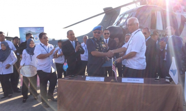 Malaysia’s Air Force Receives Upgraded Sikorsky S61A-4 Helicopter