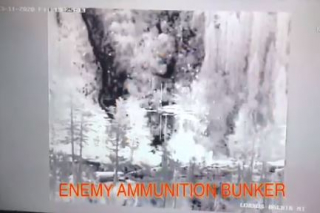 Indian Military Destroys Pakistani Ammunition Bunkers