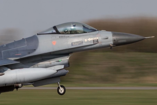 Belgian F-16 Crashes into a Building Near Dutch Airbase