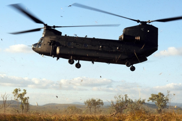 Australian Army Takes Delivery of Chinook Helos