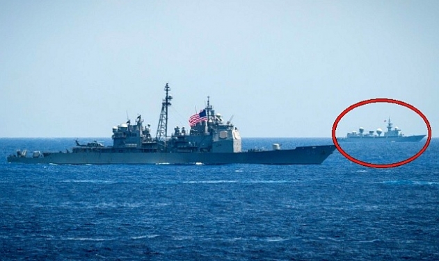 Chinese Surveillance Vessel Seen Near US-India-Japan Naval Exercise Site