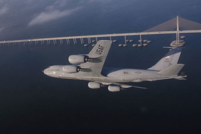 Vertical Wiper Blades on KC-135 Tanker Reduces Aircraft Drag by 1% 