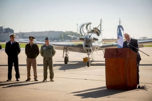 Argentine Air Force Receives First Modernized EMB-312 Tucano Aircraft