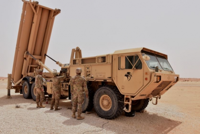 U.S. Army Fires PATRIOT Missiles from THAAD Launchers