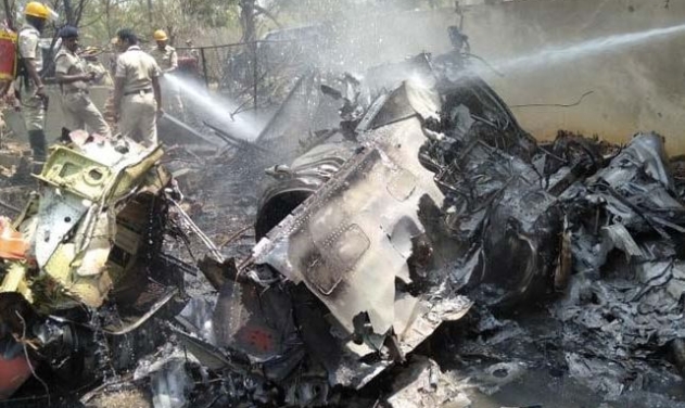 IAF Surya Kiran Aircraft Collide While Rehearsing for AeroIndia-2019, One Dead