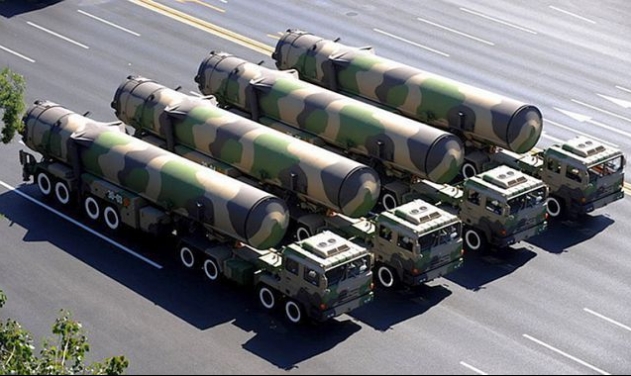 China Conducts Mock ICBM Test from Underground Silo
