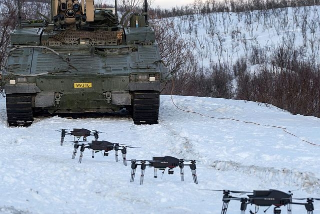 In a First, a Norwegian Project Integrates Drone Data to Correct Artillery Fire
