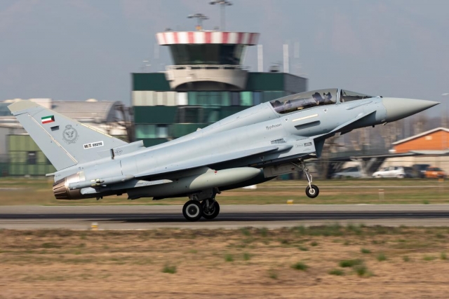 Two Eurofighter Typhoon Jets Arrive in Kuwait