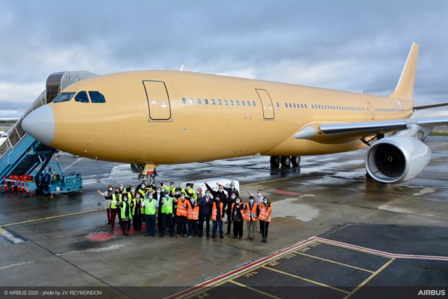Airbus Receives 50th A330 Plane For Conversion into Tanker for NATO MRTT Fleet