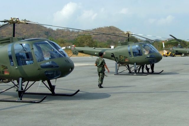 Thai Army’s Training Helicopter Crashes, 2 Crew Killed