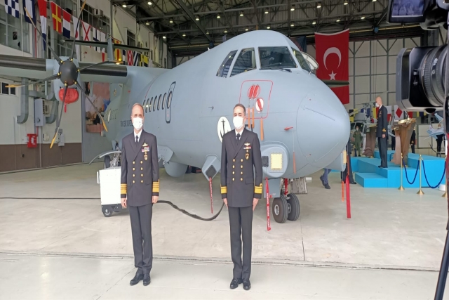 Turkish Navy Receives First Locally-Converted Leonardo ATR-72 ASW Patrol Aircraft