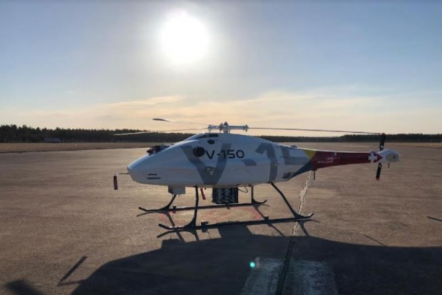UMS Skeldar’s V-150 Drone Flies BVLOS for First Time as Part of ECARO Project