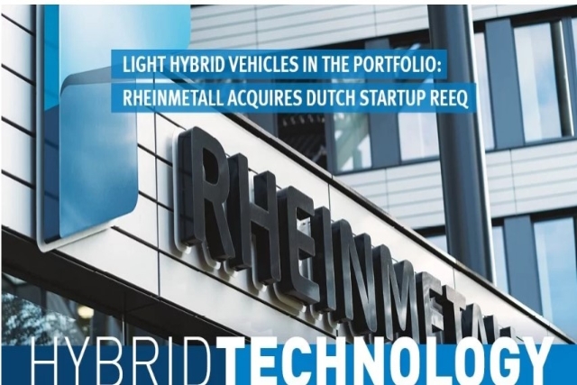 Rheinmetall Acquires Dutch EV startup REEQ to Enter Hybrid Military Vehicles Space