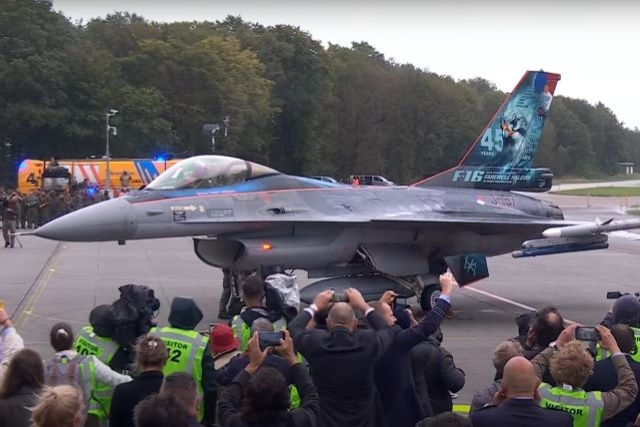 The Netherlands Air Force Decommissions F-16 Fighter Jets