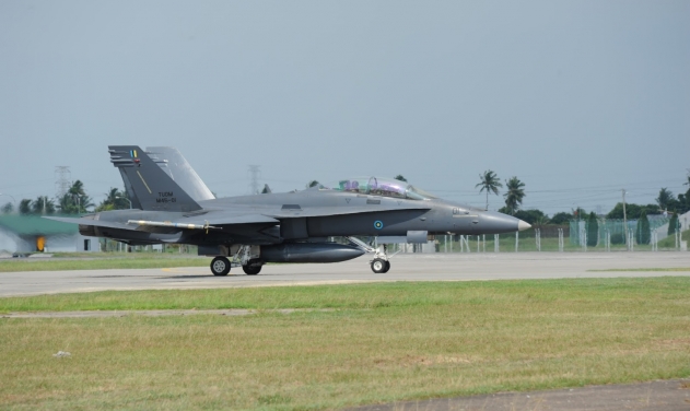 Malaysian Boeing F/A-18D Fleet Upgraded With Sidewinder Missiles, Smart Bombs