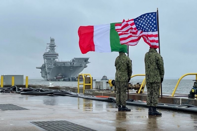 Italy’s Aircraft Carrier to Undergo F-35B Qualification Tests