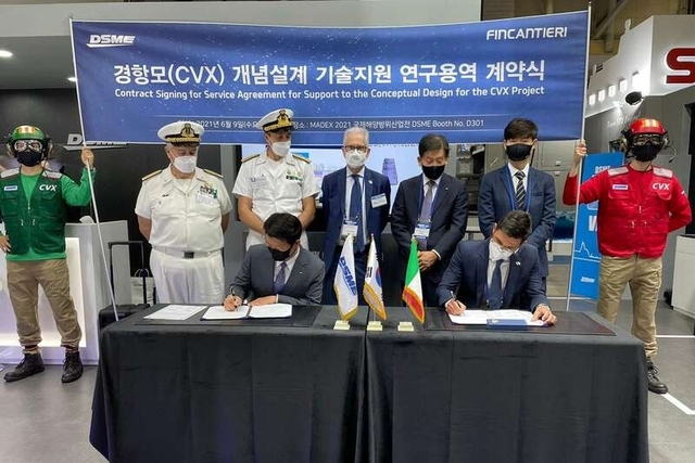 Fincantieri to Help Daewoo Shipbuilding Design New South Korean Aircraft Carrier