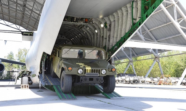 Antonov AN-178 Aircraft Passes Test To Transport HMMWVs Military Vehicles