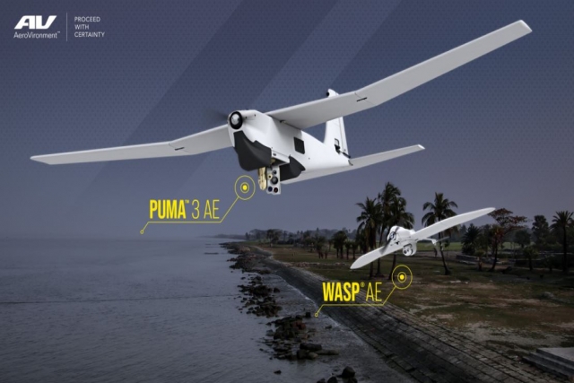AeroVironment to Deliver Puma 3AE, Wasp AE UAS to U.S. Ally